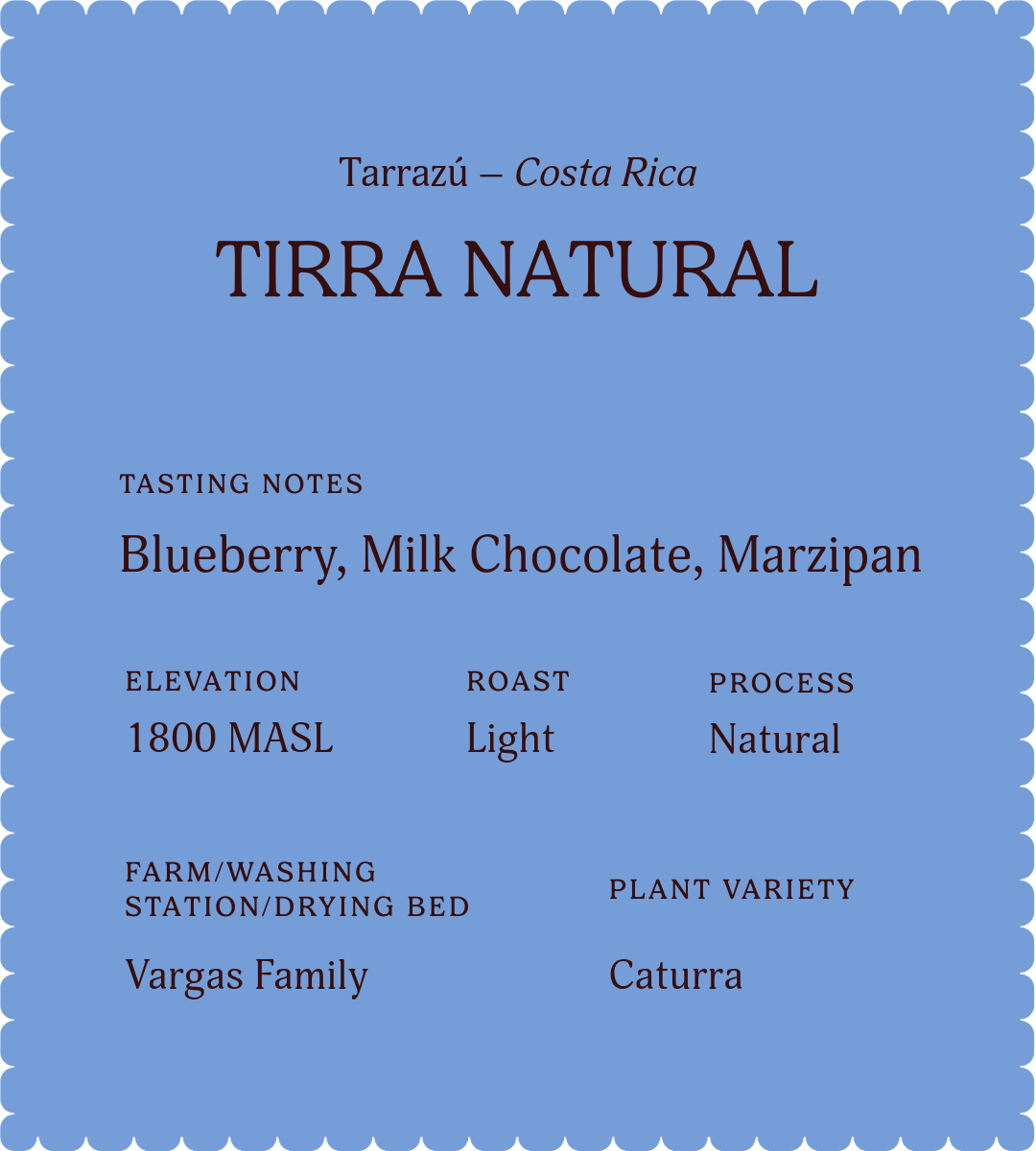 Tirra Natural | Single Origin Coffee